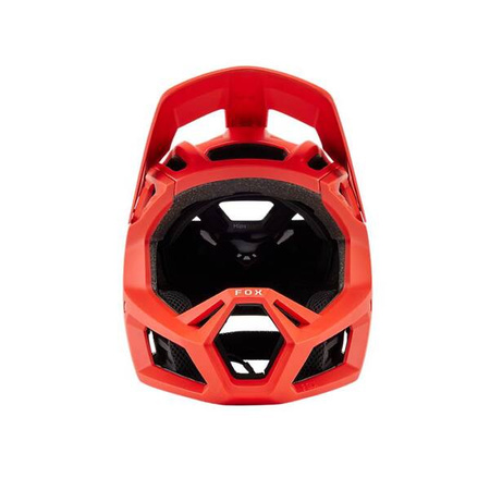 Kask Rowerowy Fox Junior Proframe Nace Orange Flame dziecięcy full face
